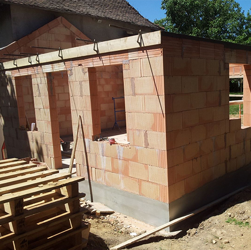 Travaux d'agrandissement et d'extension à Bourgoin Jallieu